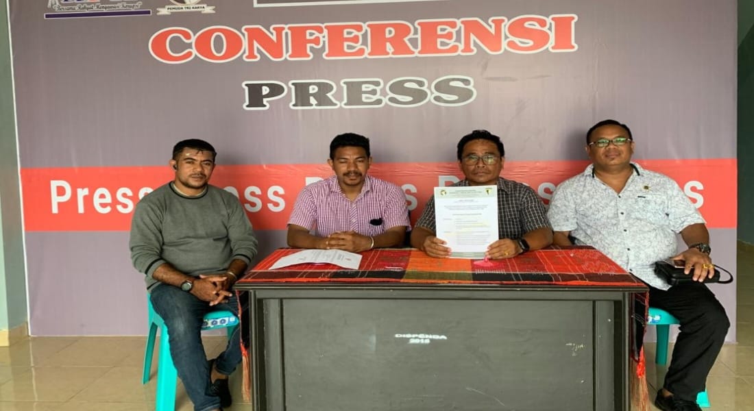 Conferensi Press, Berdirinya Ormas Petir Di Papua Barat Daya