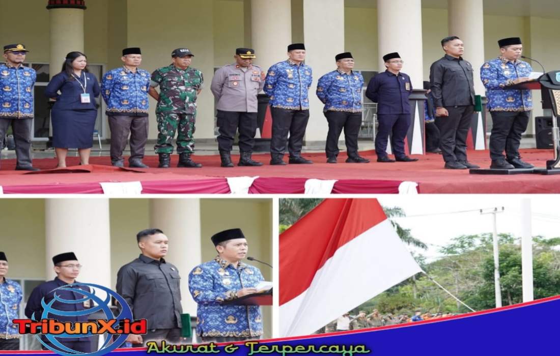 Bupati Palas Sebagai Inspektur Upacara Kesadaran Nasional Pemkab Padang Lawas