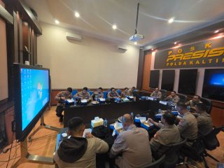 Polda Kaltim Sambut Satgas Edukasi Polri, Perkuat Upaya Pencegahan Karhutla di Masyarakat