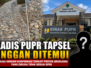 Diduga Enggan Temui Wartawan, Kadis PUPR Tapsel Disorot