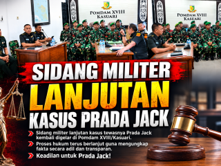 Lanjutan Sidang Kasus Prada Jack Y. Soor, Proses Hukum Berjalan Sesuai Tahapan dan Terbuka Untuk Umum