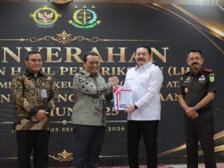 Kejaksaan RI Raih Predikat WTP 10 Tahun Berturut-Turut dari BPK RI