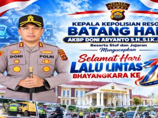 Polres Batanghari Peringati Hari Lalu Lintas Bhayangkara ke-71 Dengan Semangat Pelayanan Presisi
