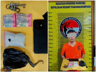 Pelaku Merupakan Residivis, Berhasil Ditangkap Oleh Satresnarkoba Polres Padangsidimpuan