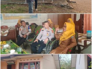 Kapolres Lahat Bantu Sumur Bor ke SDN 12 Kota Agung, Kepsek Ucapkan Terima Kasih