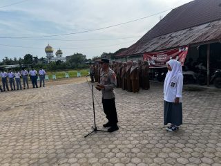 Kapolsek Muara Batu Ingatkan Pelajar Jaga Etika dan Tertib Berlalu Lintas