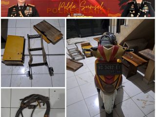 Tim Jagal Bandit Polres Lahat Ringkus Dua Terduga Pencuri Kabel Mesin Motor Grader