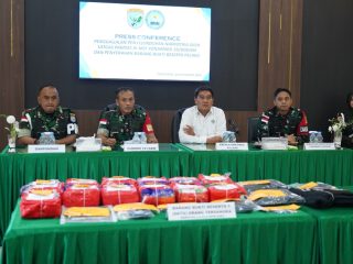 TNI Gagalkan Penyelundupan 16,4 Kilogram Sabu di Perbatasan RI-Malaysia