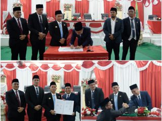 Bupati Palas Tanda Tangani Penetapan Rancangan APBD Tahun Anggaran 2026 