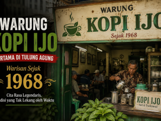 Warkop Waris yang Terkenal Sejak 1968 Hingga Kini Masih Exis Banyak Dengan Pelanggan Penikmat Kopi Ijo