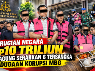 Dugaan Korupsi MBG Rp10 Trilyun, 6 Tersangka Diserahkan ke JPU