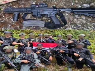 Operasi Gabungan Satgas TNI Berhasil Temukan Senjata Caracal dan 17 Butir Amunisi