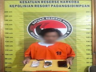 Kasat Resnarkoba Tangkap Pelaku IHL Terkait Satu Paket Gulungan Lakban Berisi Ganja Seberat 5,72 Gram