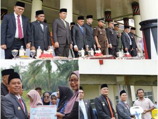 Pimpin Upacara Hari Kesaktian Pancasila, Bupati Palas: "Pancasila Sebagai Pedoman Pengabdian Untuk Masyarakat"