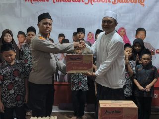 Polres Priok Ulurkan Tangan Untuk Sesama, Bakti Sosial di Panti Asuhan Yatim Piatu