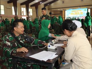 Setetes Darah, Wujud Kepedulian Sambut HUT ke-81 TNI