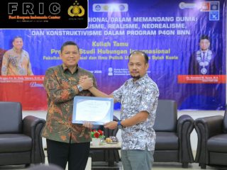 Kepala BNNP Aceh Bahas Ancaman Narkotika dalam Perspektif Hubungan Internasional di FISIP USK