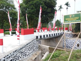 Kodim 1710/Mimika Rampungkan 10 Titik Jembatan Beton Garuda Merah Putih di Kabupaten Mimika
