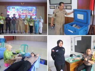 Polres Batang Hari Gelar Donor Darah di HUT ke-75 Humas Polri, 22 Kantong Darah Terkumpul