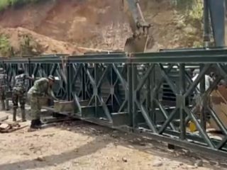 Progres Pembangunan Jembatan Bailey STA 107 di Desa Leles Capai 50 Persen, Perkuat Konektivitas Aceh Timur–Gayo Lues