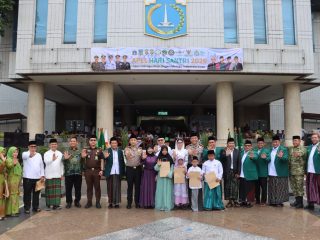 Kapolres Pelabuhan Tanjung Priok Hadiri Apel Hari Santri Nasional 2026 di Jakarta Utara, Perkuat Sinergi Ulama dan Umara