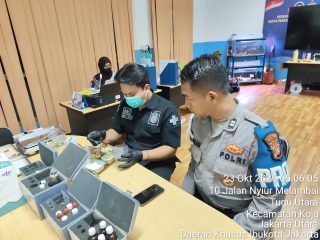 Sipropam Polres Pelabuhan Tanjung Priok Lakukan Pengawasan SPPG Rawa Badak Utara 04, Pastikan Keamanan dan Kelayakan Makanan