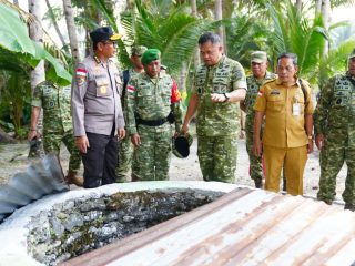Wapang TNI Tinjau Perbatasan dan Pembangunan Infrastruktur di Miangas