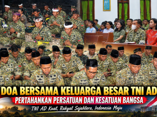 HUT ke-81 TNI, Kodam XVIII/Kasuari Gelar Doa Bersama
