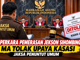MA Tolak Kasasi JPU dalam Perkara Pemerasan Jekson Sihombing